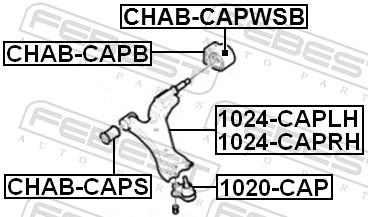FEBEST CHAB-CAPS EAN: 4056111049342.