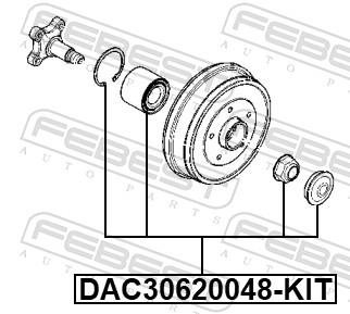 FEBEST DAC30620048-KIT EAN: 4056111144467.
