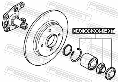 FEBEST DAC30620051-KIT EAN: 4056111096193.