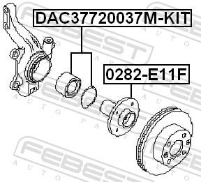 FEBEST DAC37720037M-KIT EAN: 4056111025131.