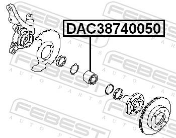 FEBEST DAC38740050 EAN: 4056111013527.