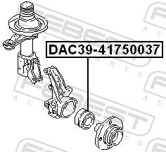 FEBEST DAC39-41750037 EAN: 4056111013626.