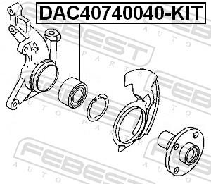 FEBEST DAC40740040-KIT EAN: 4056111078991.