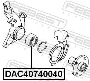FEBEST DAC40740040 EAN: 4056111019697.