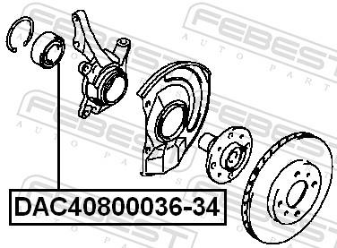 FEBEST DAC40800036-34 EAN: 4056111013534.