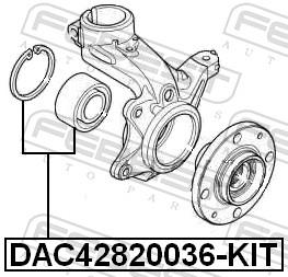 FEBEST DAC42820036-KIT EAN: 4056111025025.