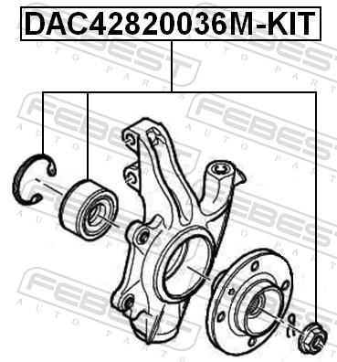 FEBEST DAC42820036M-KIT EAN: 4056111052304.