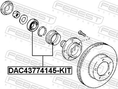 FEBEST DAC43774145-KIT EAN: 4056111064376.