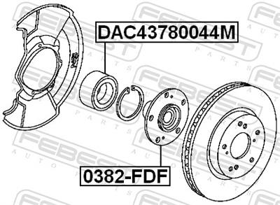 FEBEST DAC43780044M EAN: 4056111032665.