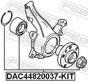 FEBEST DAC44820037-KIT EAN: 4056111071329.