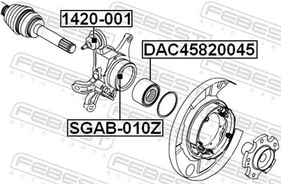 FEBEST DAC45820045 EAN: 4056111044590.