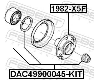 FEBEST DAC49900045-KIT EAN: 4056111041308.
