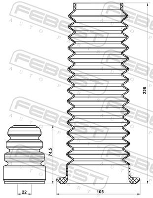 FEBEST FDSHB-FSTVIIF-KIT EAN: 4056111145785.