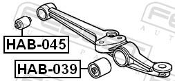 FEBEST HAB-045 EAN: 4056111026596.