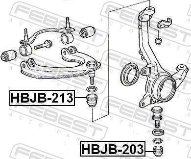 FEBEST HBJB-203 EAN: 4056111022543.