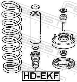 FEBEST HD-EKF EAN: 4056111071824.