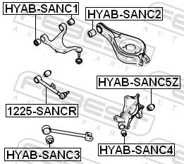 FEBEST HYAB-SANC4 EAN: 4056111029306.