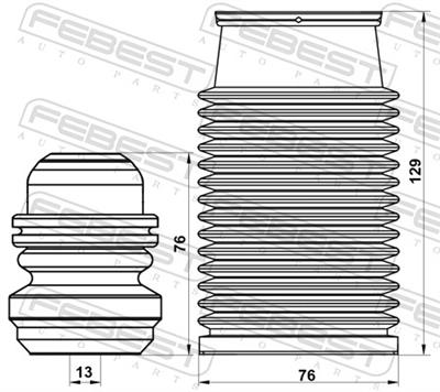 FEBEST HYSHB-SORF-KIT EAN: 4056111146324.