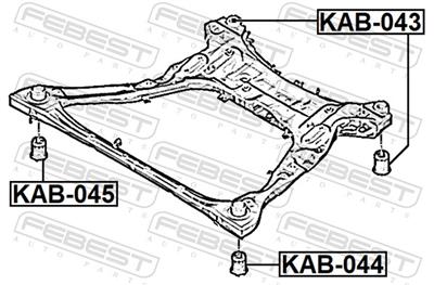 FEBEST KAB-043 EAN: 4056111178967.