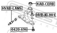 FEBEST KAB-CERB EAN: 4056111058122.