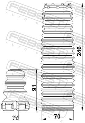 FEBEST KSHB-SORC5F-KIT EAN: 4056111152813.