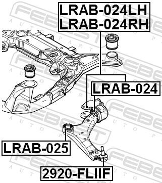 FEBEST LRAB-024 EAN: 4056111066349.
