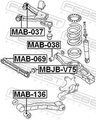 FEBEST MAB-136 EAN: 4056111070834.