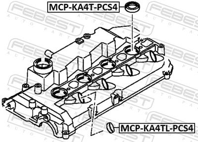 FEBEST MCP-KA4T-PCS4 EAN: 4056111153575.