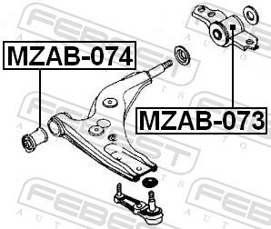 FEBEST MZAB-073 EAN: 4056111008745.