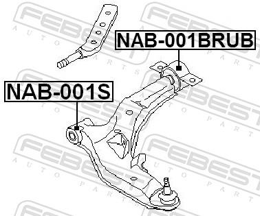 FEBEST NAB-001BRUB EAN: 4056111104553.