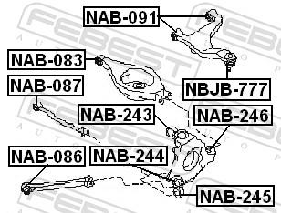 FEBEST NAB-086 EAN: 4056111027289.