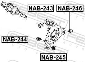 FEBEST NAB-246 EAN: 4056111024776.