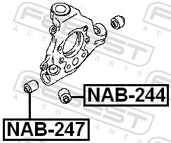 FEBEST NAB-247 EAN: 4056111029566.