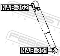 FEBEST NAB-351 EAN: 4056111099590.