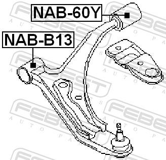 FEBEST NAB-B13 EAN: 4056111047911.