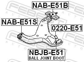 FEBEST NAB-E51S EAN: 4056111034911.