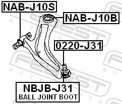 FEBEST NAB-J10S EAN: 4056111029788.