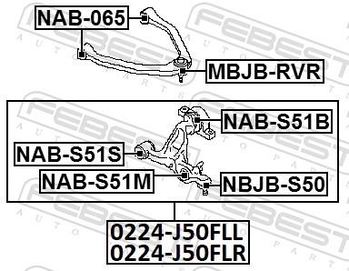 FEBEST NAB-S51B EAN: 4056111080970.