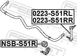 FEBEST NSB-S51R EAN: 4056111079813.