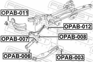 FEBEST OPAB-012 EAN: 4056111106595.