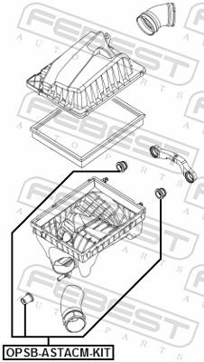 FEBEST OPSB-ASTACM-KIT EAN: 4056111128955.