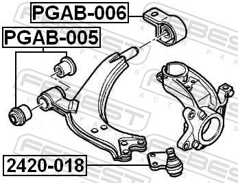 FEBEST PGAB-006 EAN: 4056111066424.