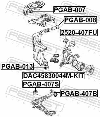 FEBEST PGAB-013 EAN: 4056111116099.