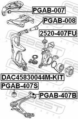 FEBEST PGAB-407B EAN: 4056111112275.