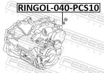 FEBEST RINGOL-040-PCS10 EAN: 4056111133867.