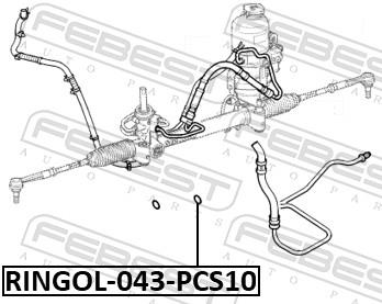 FEBEST RINGOL-043-PCS10 EAN: 4056111133898.