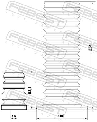 FEBEST RNSHB-KAPTF-KIT EAN: 4056111145952.
