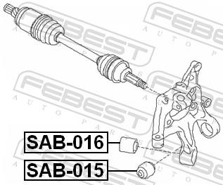 FEBEST SAB-016 EAN: 4056111030074.