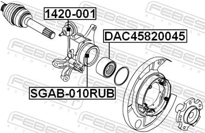FEBEST SGAB-010RUB EAN: 4056111057422.