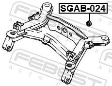 FEBEST SGAB-024 EAN: 4056111173863.
